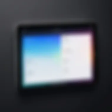 iPad WiFi Settings Interface iPad WiFi settings screen