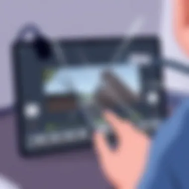 Applying Video Effects Enhanced video effects being applied on a clip