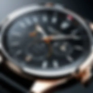 Close-up of premium materials used in watch creation