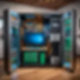 A visual representation of a modded Minecraft server setup