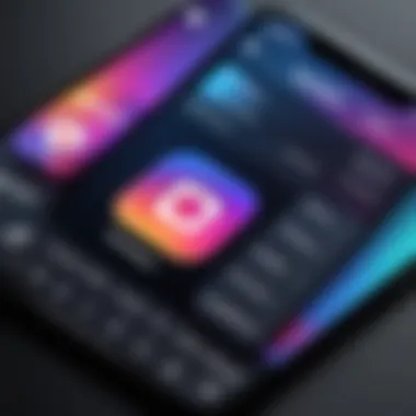 A screenshot showcasing the music selection interface on Instagram.