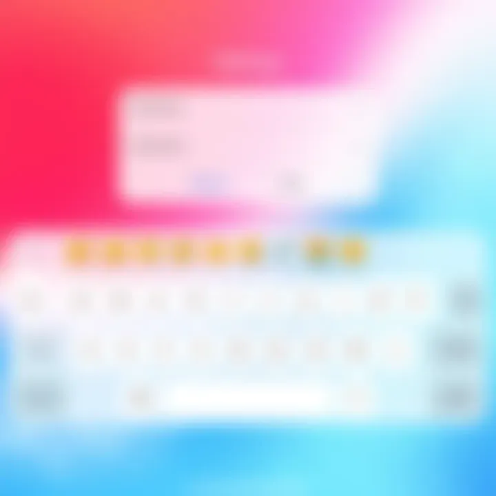 Screen showing keyboard settings with emoji options.