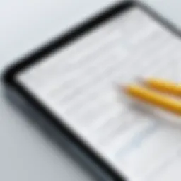 Android device showcasing the font creation app interface