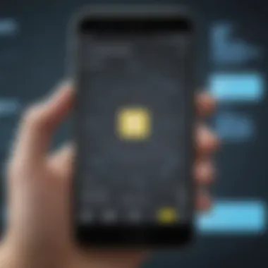 Navigating the Snapchat Filter Submission Process Snapchat filter submission screen on a smartphone