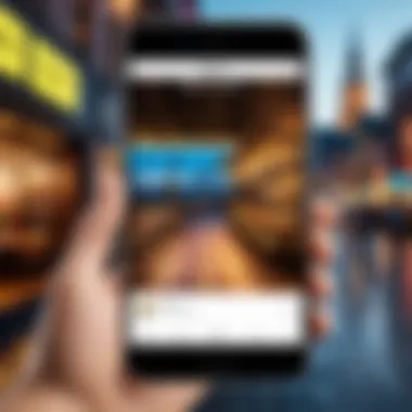 Engaging Location-Based Snapchat Filter An example of a location-based Snapchat filter at a popular venue