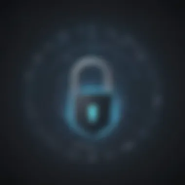 Cyber Protection Concept with App Lock Cyber Protection Concept with App Lock