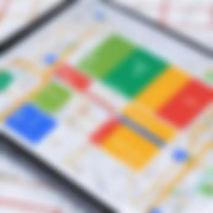 Comparison chart of measurement accuracy with Google Maps