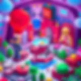 Showcase of a vibrant Roblox world
