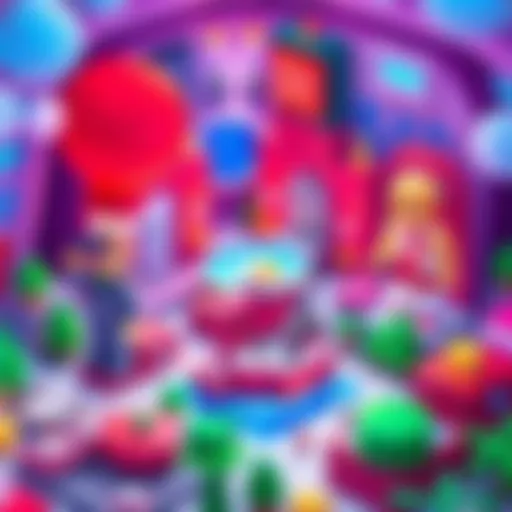 Showcase of a vibrant Roblox world