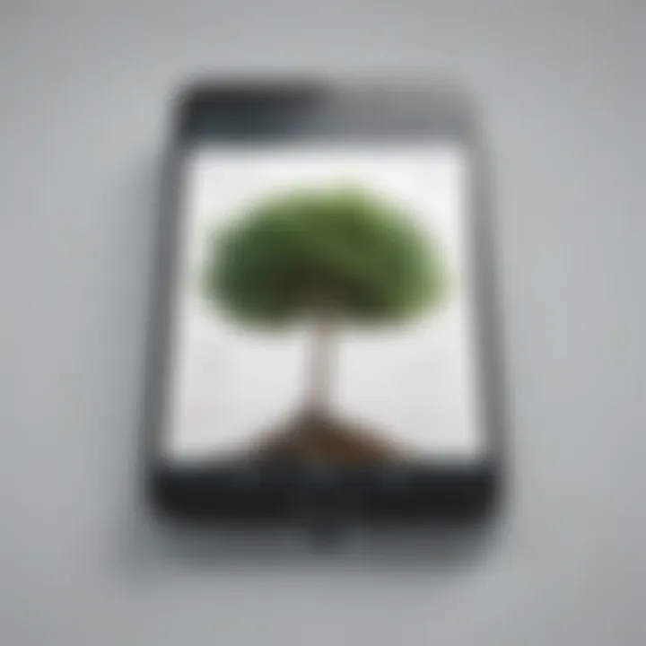 Digital Plant Tree Identifier App Interface