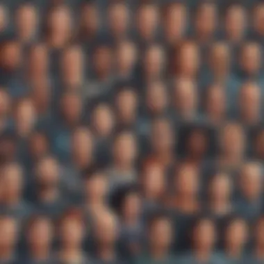 Diverse Avatar Interactions A captivating virtual world where avatars interact in diverse settings