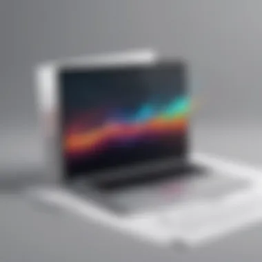 Legal Boundaries for Music Downloads A laptop next to a legal document representing staying within legal boundaries