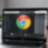 Download interface of Google Chrome