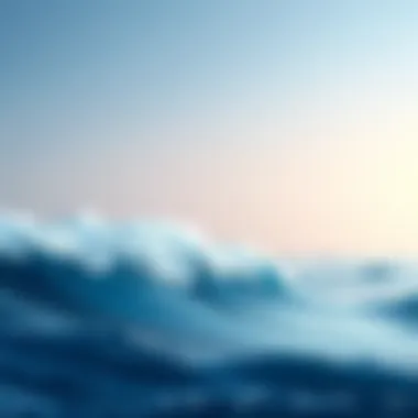 Calm ocean waves dynamic wallpaper