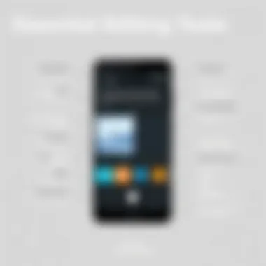 Essential Editing Tools for MP4 Videos Various video editing tools and features available on an Android device
