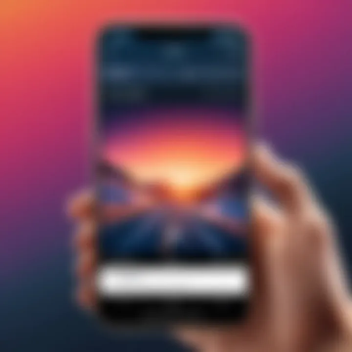 An example of an Instagram video optimized for mobile viewing with engaging content.