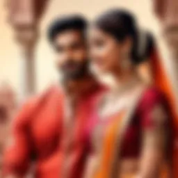 Elegant Indian Dating App Interface