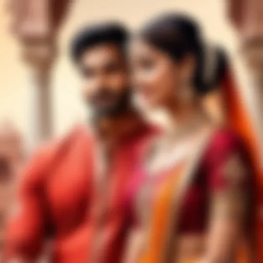 Elegant Indian Dating App Interface