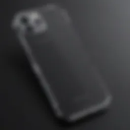 Elegantly Minimalistic Clear Phone Case for iPhone 13