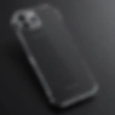 Elegantly Minimalistic Clear Phone Case for iPhone 13