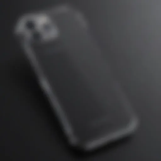 Elegantly Minimalistic Clear Phone Case for iPhone 13