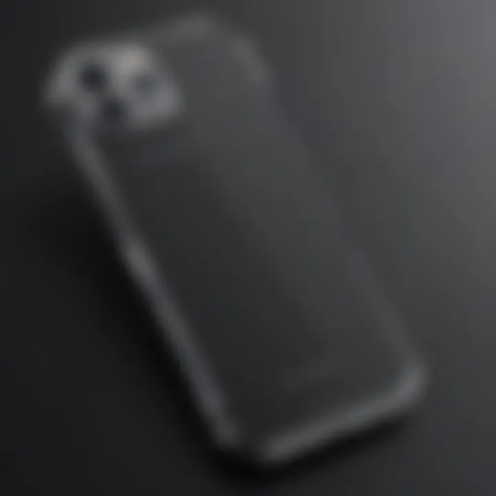 Elegantly Minimalistic Clear Phone Case for iPhone 13