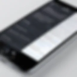 Illustration of iPhone settings for predictive text