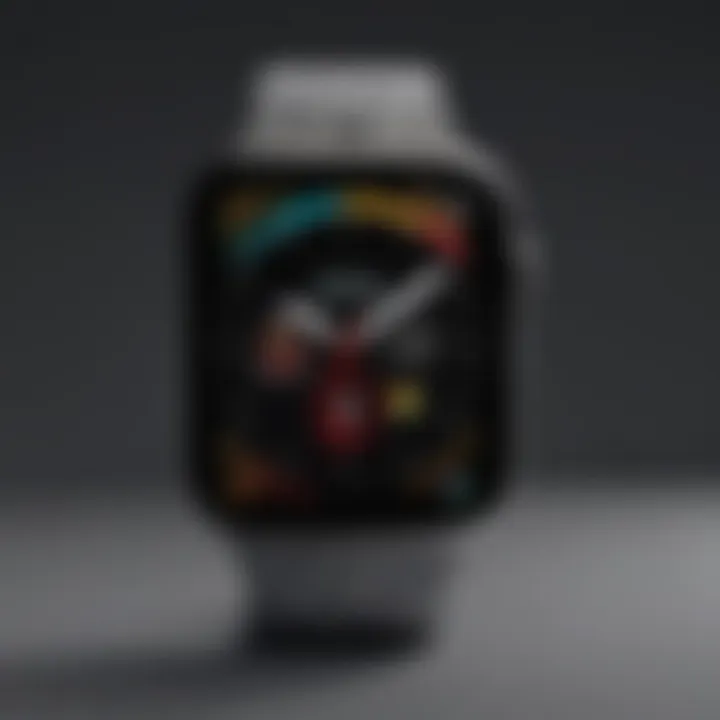 Apple Watch Series 7 watchface demonstrating enhanced functionality