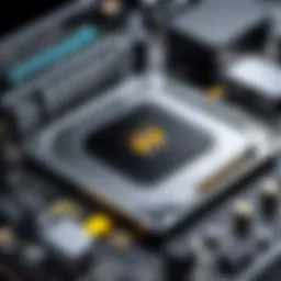 High-performance computer components laid out for optimization