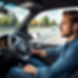 Illustration depicting the significance of updated drivers in technology.