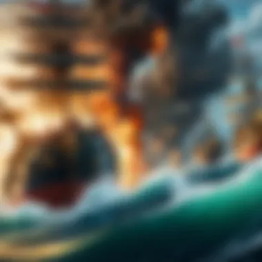 Spectacular Sea Battle Showdown Epic Battle at Sea