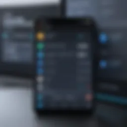 User interface of ES File Manager showcasing its intuitive design