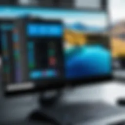 A sleek interface of productivity software on a Windows 10 desktop