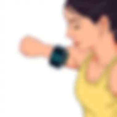 Practical demonstration of iPhone 12 Mini armband in a workout setting