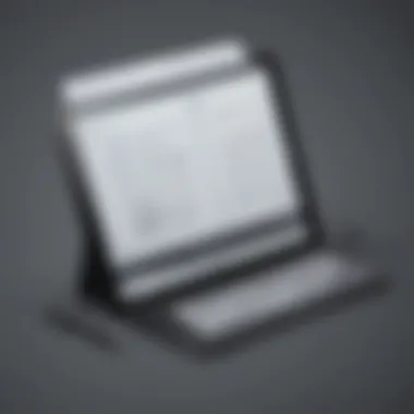 Cutting-Edge Note-Taking Interface User interface of a cutting-edge note-taking app