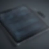 Innovative digital writing tool on tablet screen