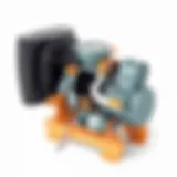 Key Components of an Air Compressor Detailed view of an air compressor mechanism highlighting key components