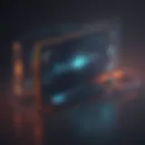Innovative Streaming Platform with Abstract Design Elements