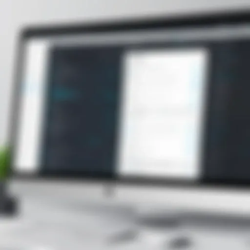 A computer screen displaying a data search interface