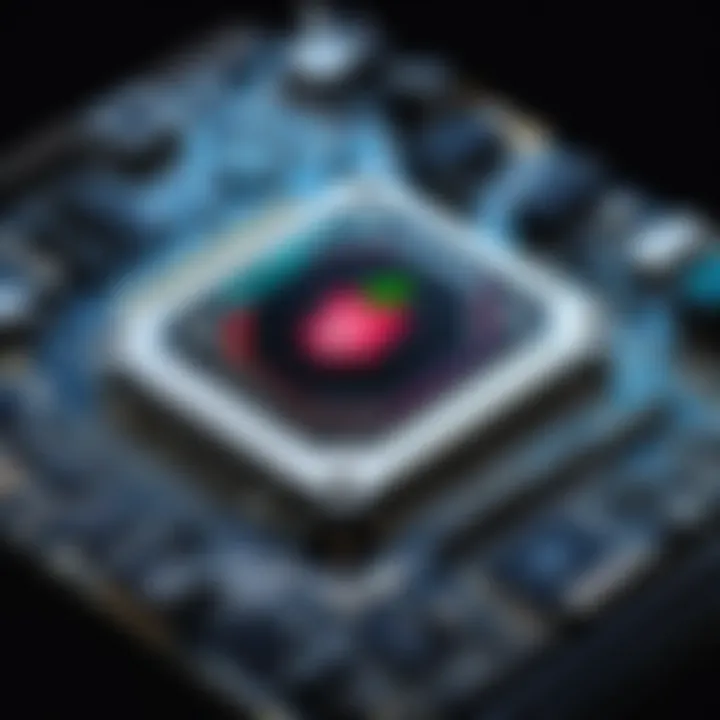 A graphical representation of performance metrics for various single-board computers