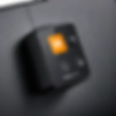 Detail of Amazon Fire Cube Remote Control Close-up view of Amazon Fire Cube remote control