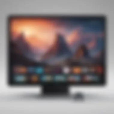 Dynamic Gameplay Showcase Vibrant illustration showcasing the dynamic gameplay of Apple TV Arcade multiplayer games