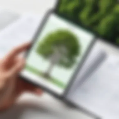 Understanding the Identification Process Diagram illustrating the process of using identification apps