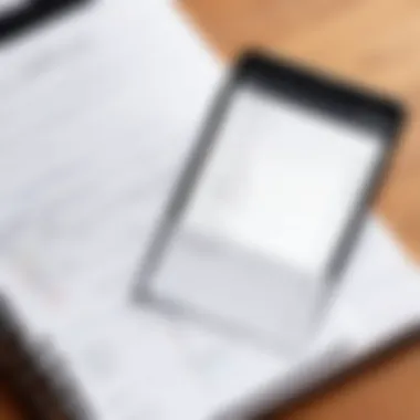 Traditional Task Lists Complementing Digital Tools A close-up of a notepad with task lists and reminders