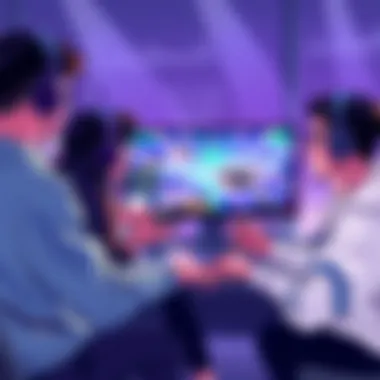 Competitive gameplay among friends