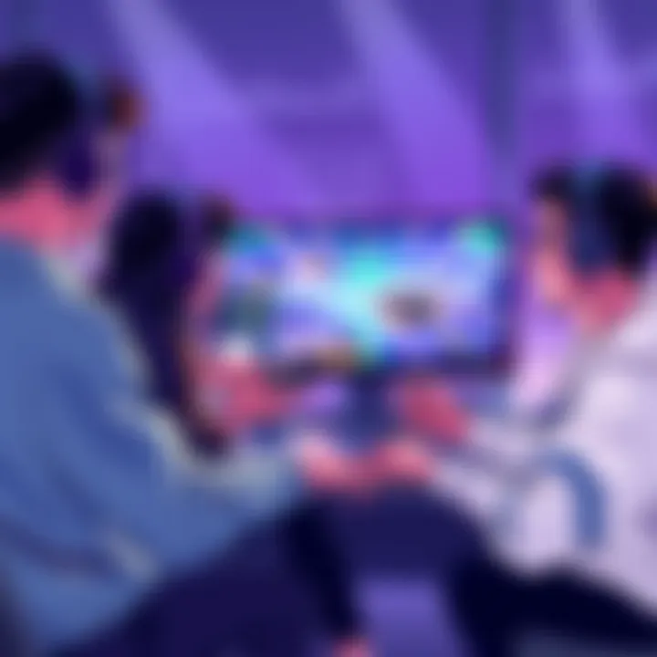 Competitive gameplay among friends