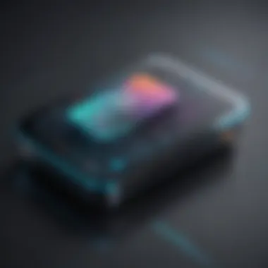 Abstract Interface Design Abstract TV app interface design