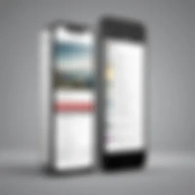 Intuitive Search Results Display Mobile app interface displaying reverse image search results