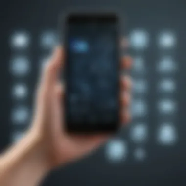 Enhanced Image Search Capabilities Smartphone showcasing reverse image search capabilities