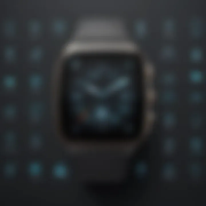 Smartwatch with customizable watch faces